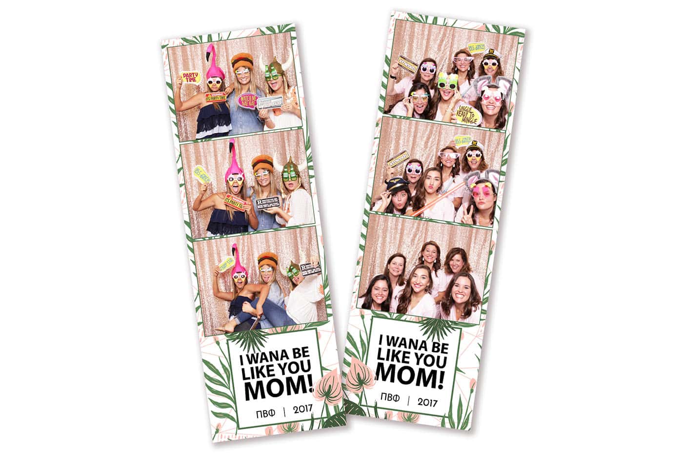 Tropical Photo Booth Template