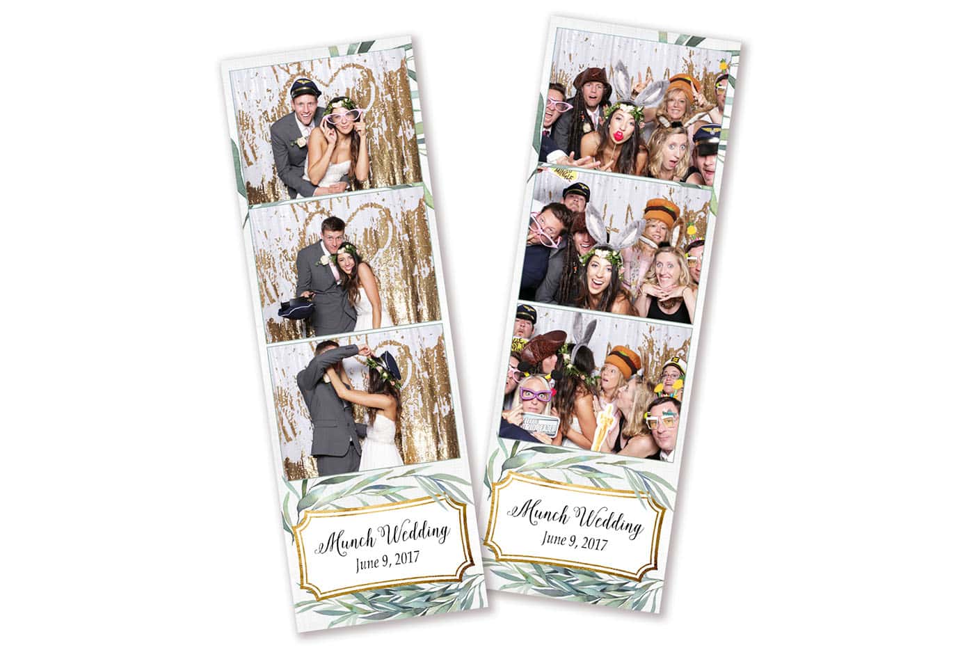 Willow Leaves Photo Booth Template