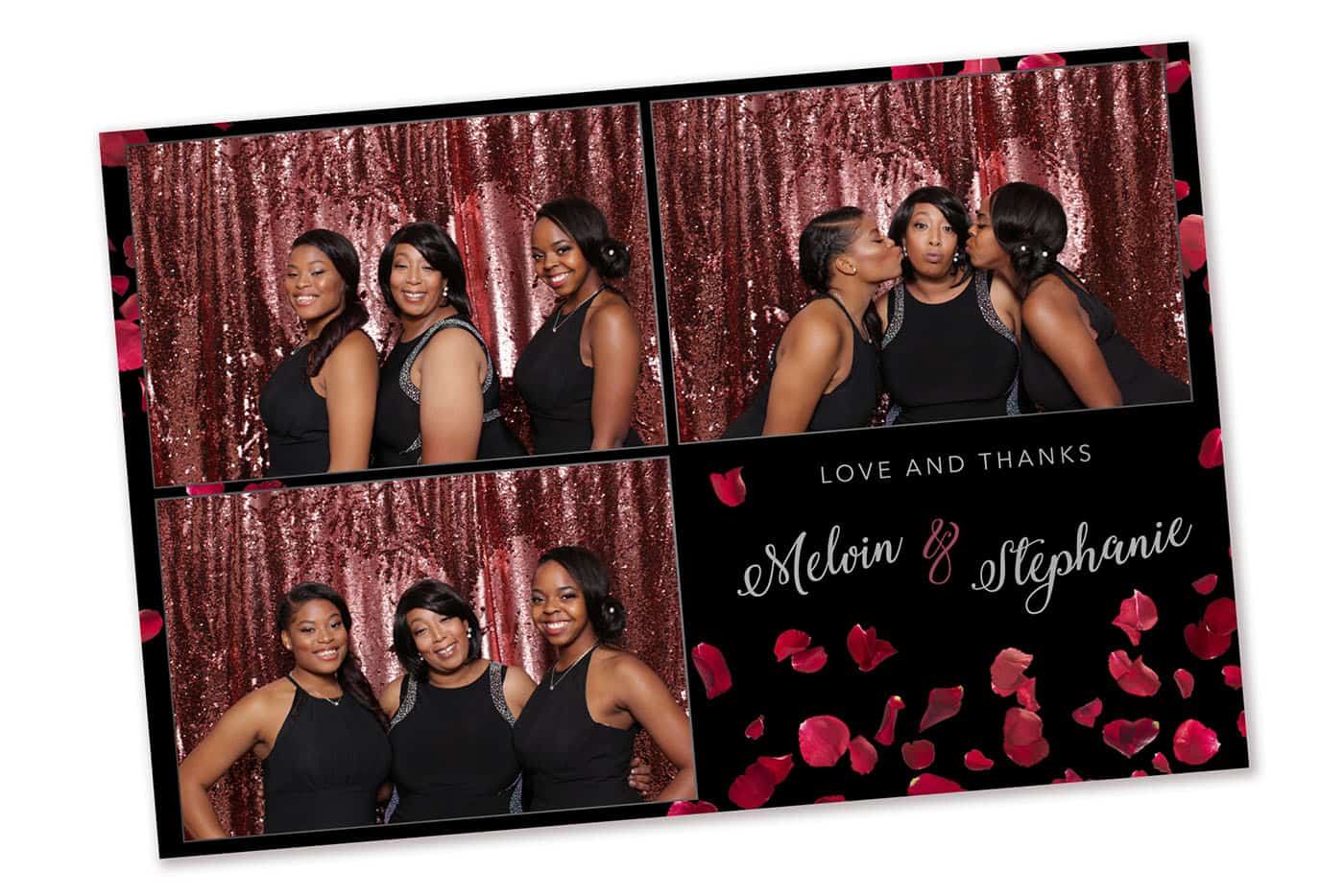 Rose Petal Photo Booth Template