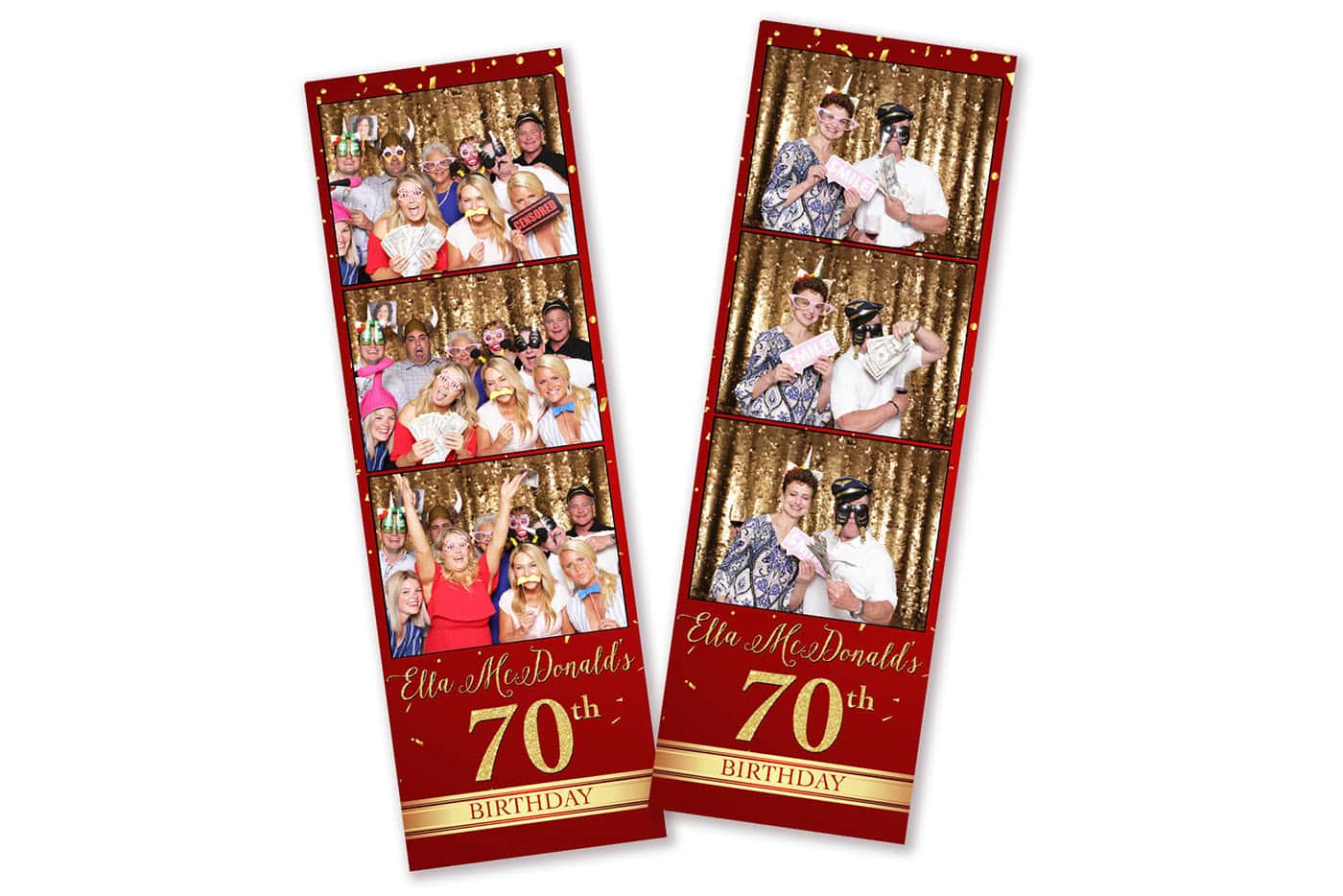 birthday party photo booth template
