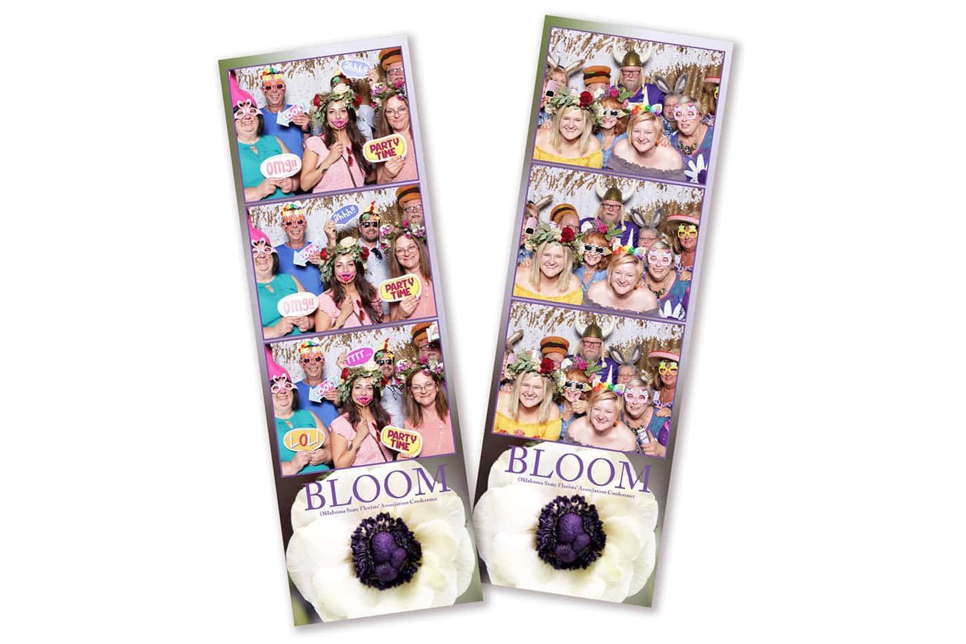 Flower Photo Booth Template