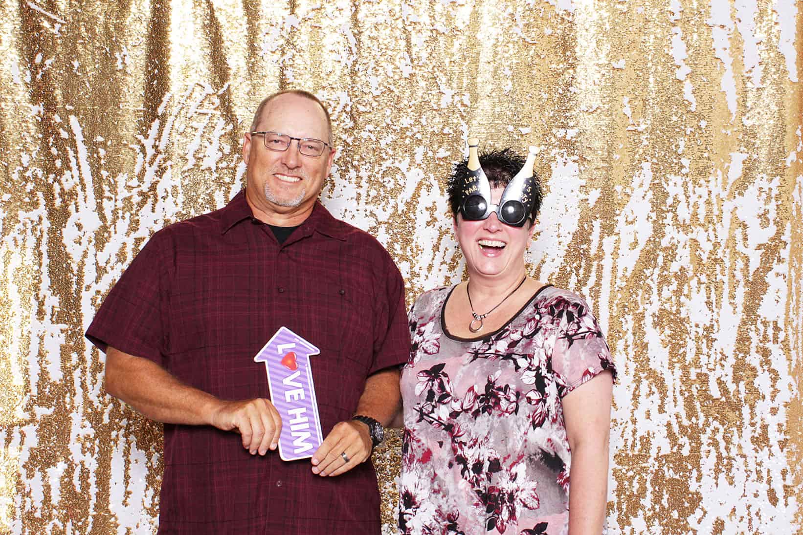 photo booth rental for a wedding