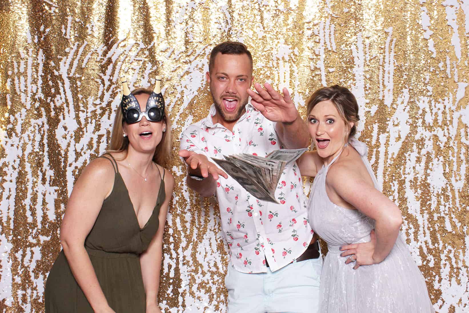 photo booth rental for a wedding