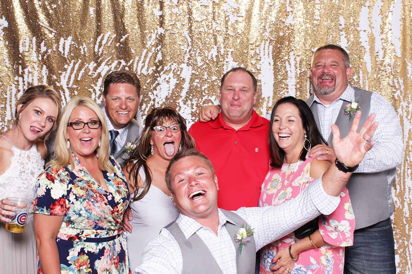 photo booth rental for a wedding