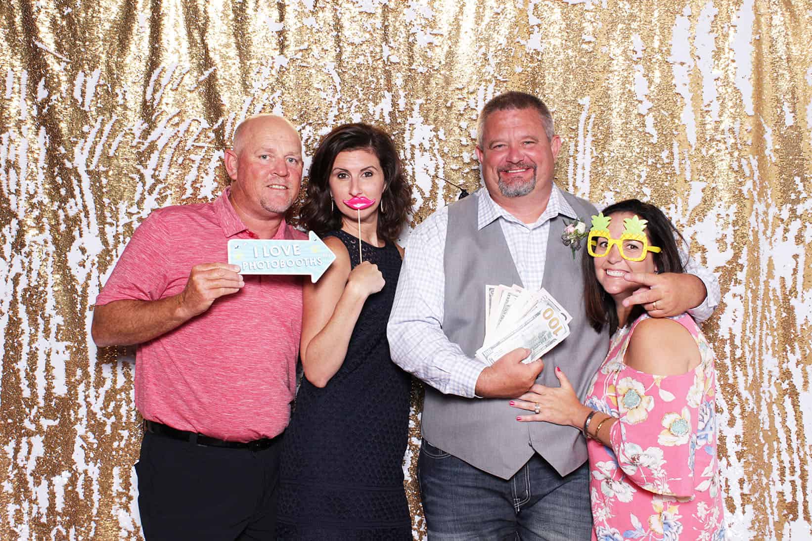 photo booth rental for a wedding