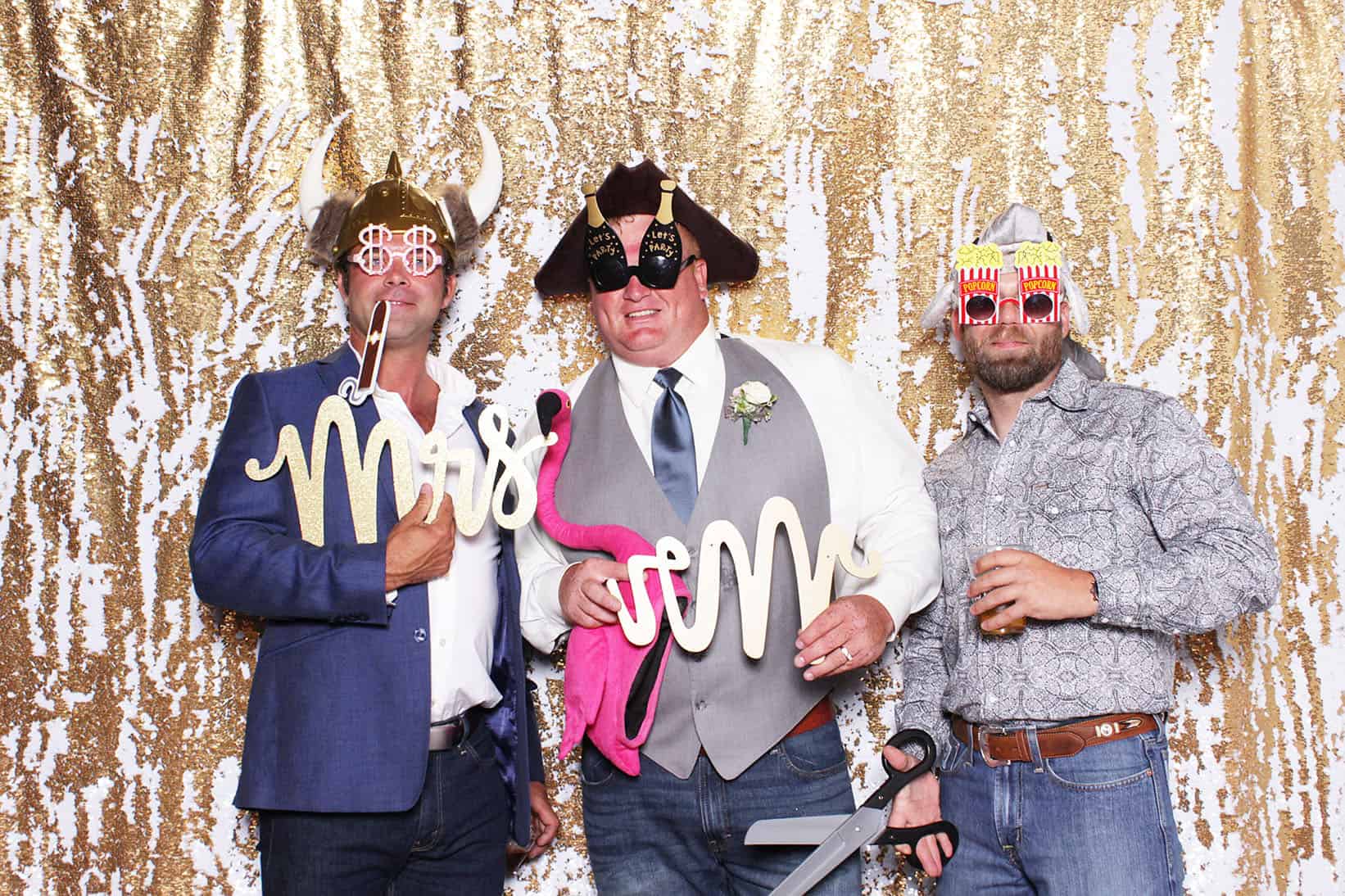 photo booth rental for a wedding
