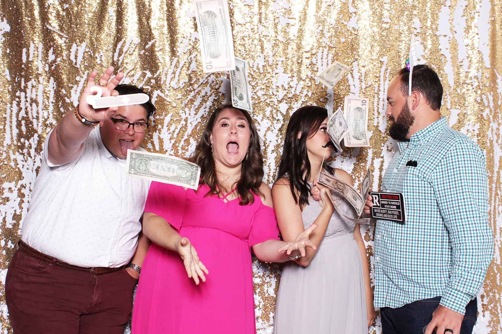 photo booth rental for a wedding