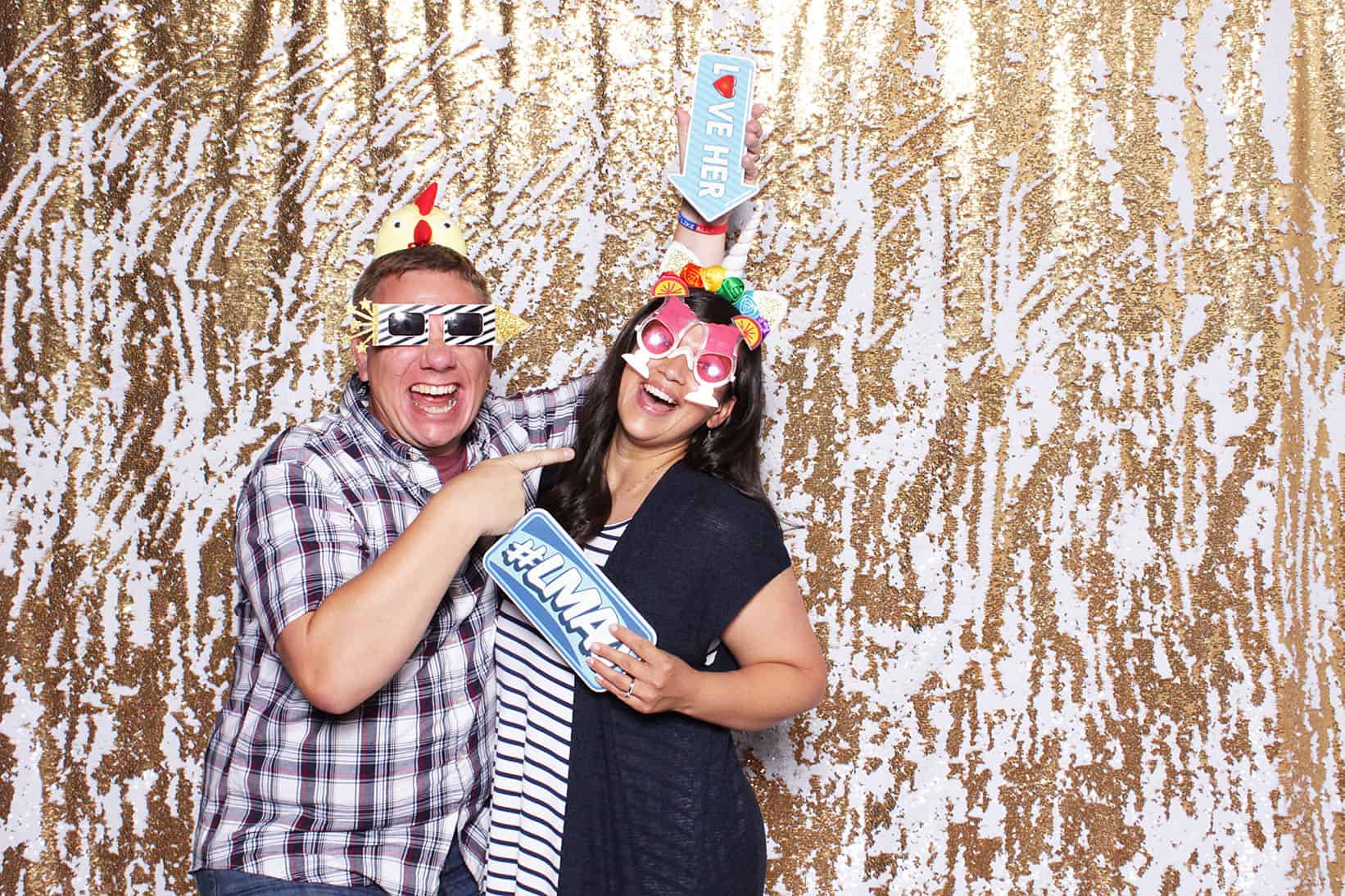 photo booth rental for a wedding
