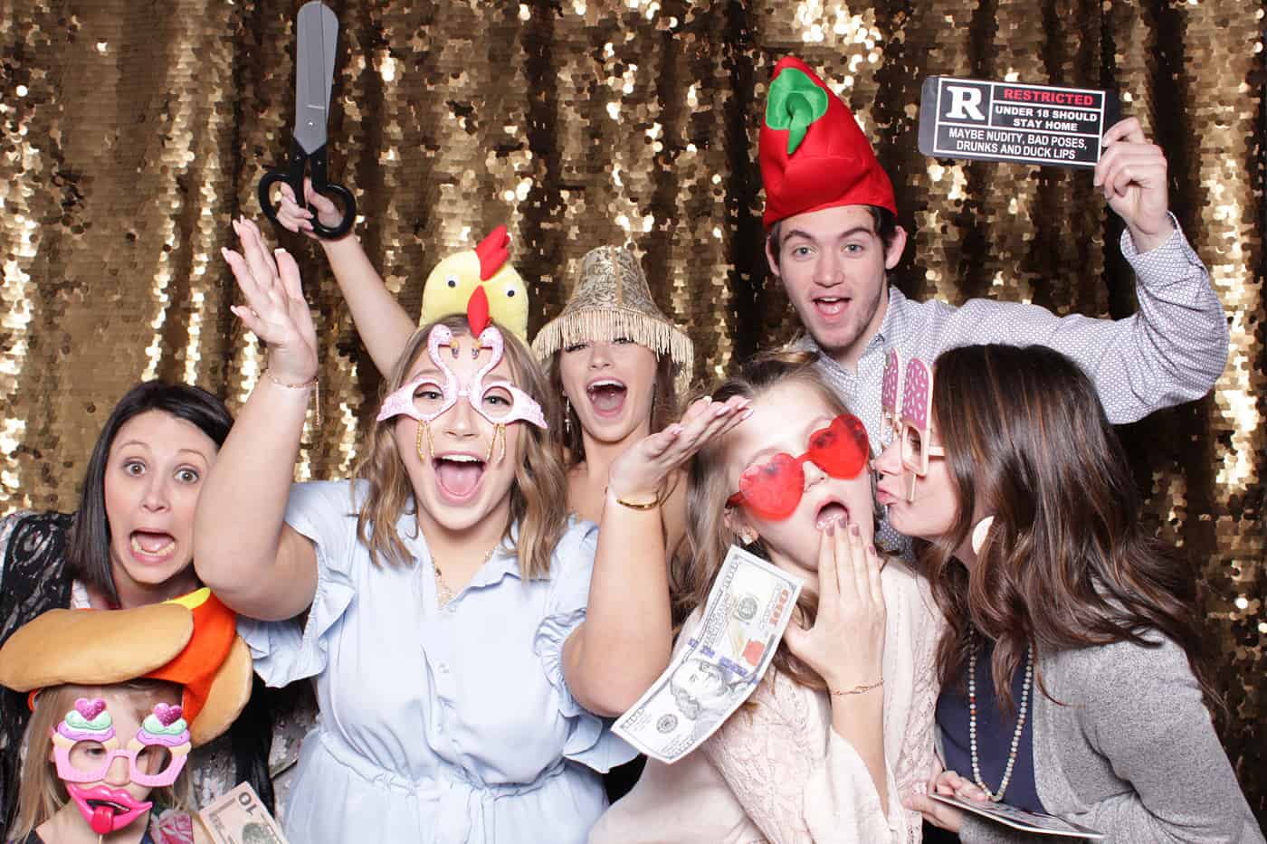 best wedding photo booth photo
