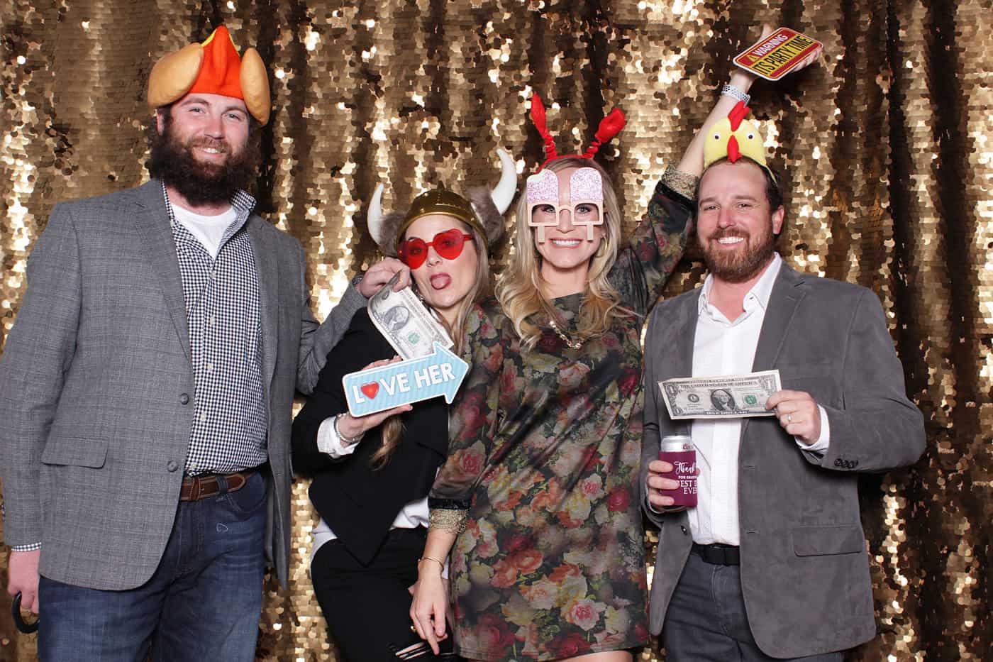 best wedding photo booth photo