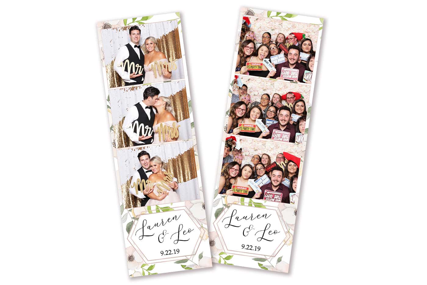 Peach Blossom Photo Booth Template