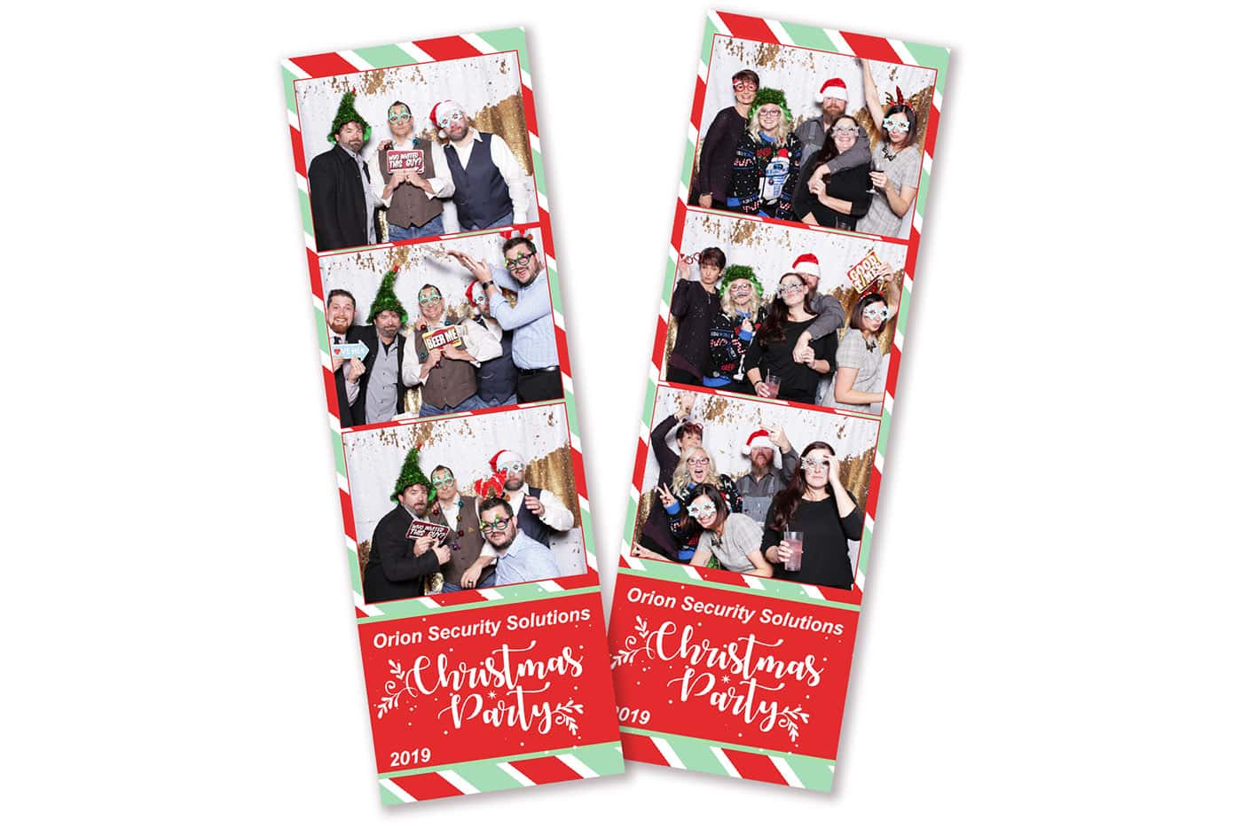 candy cane photo booth template
