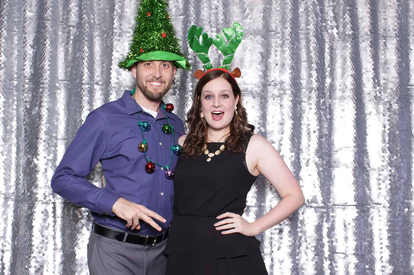 company Christmas party photo booth
