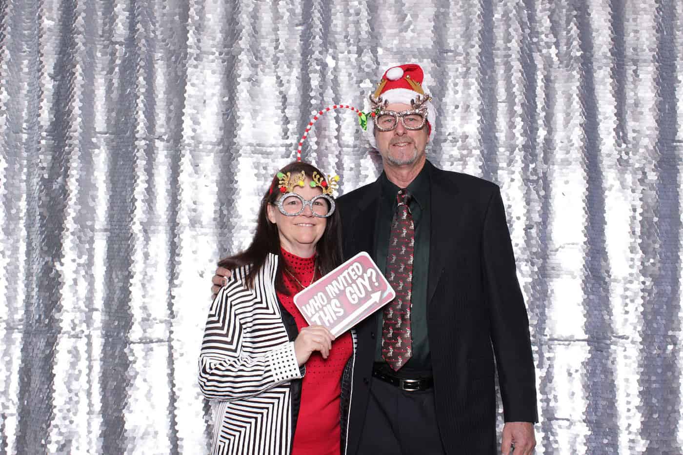 company Christmas party photo booth