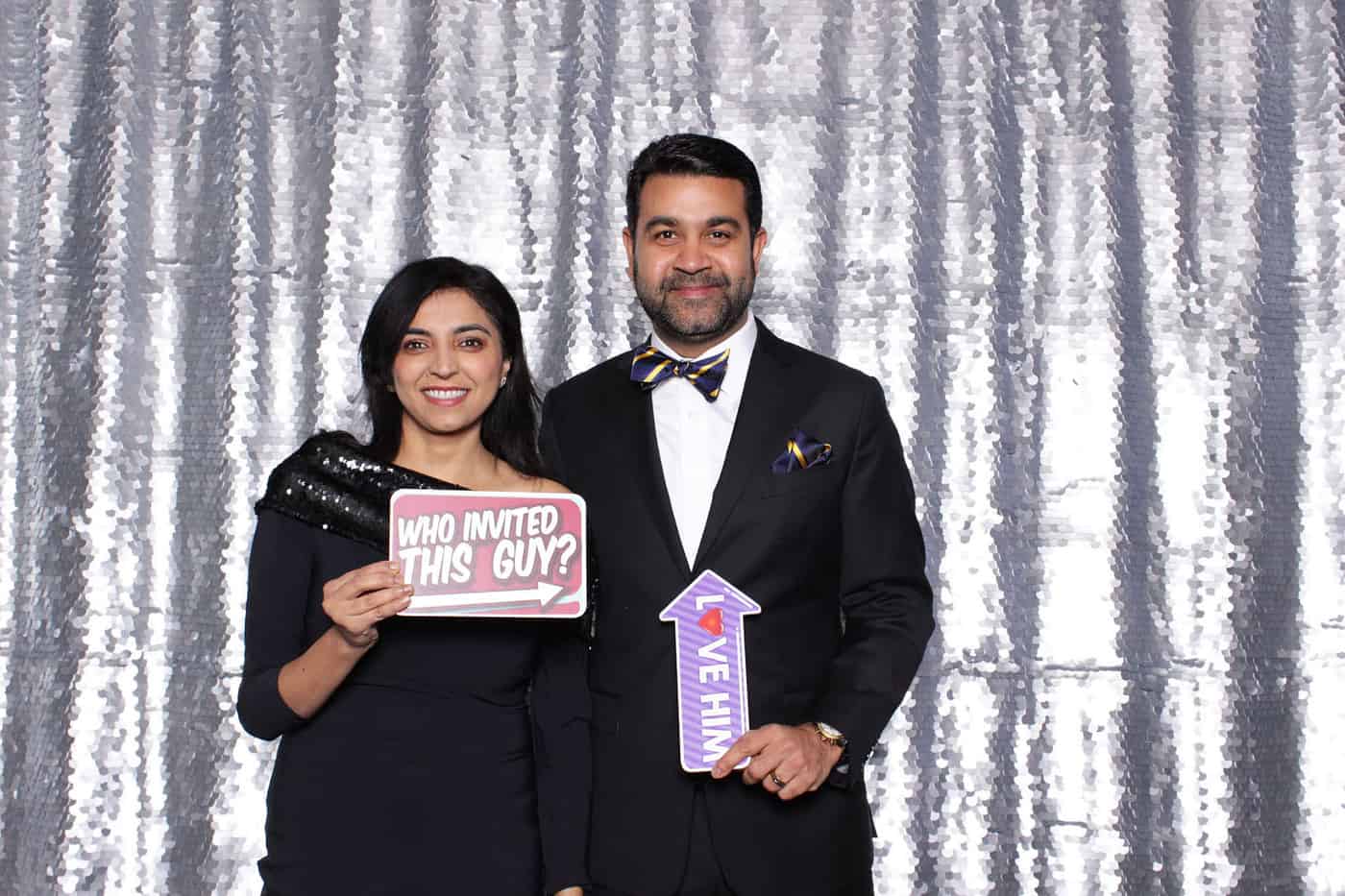 company Christmas party photo booth