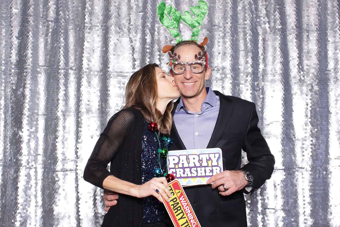 company Christmas party photo booth