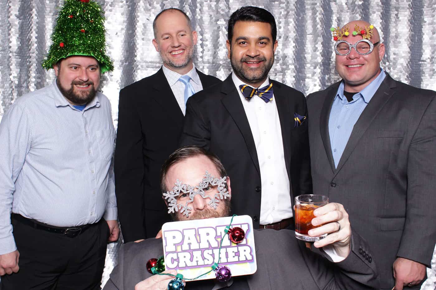 company Christmas party photo booth