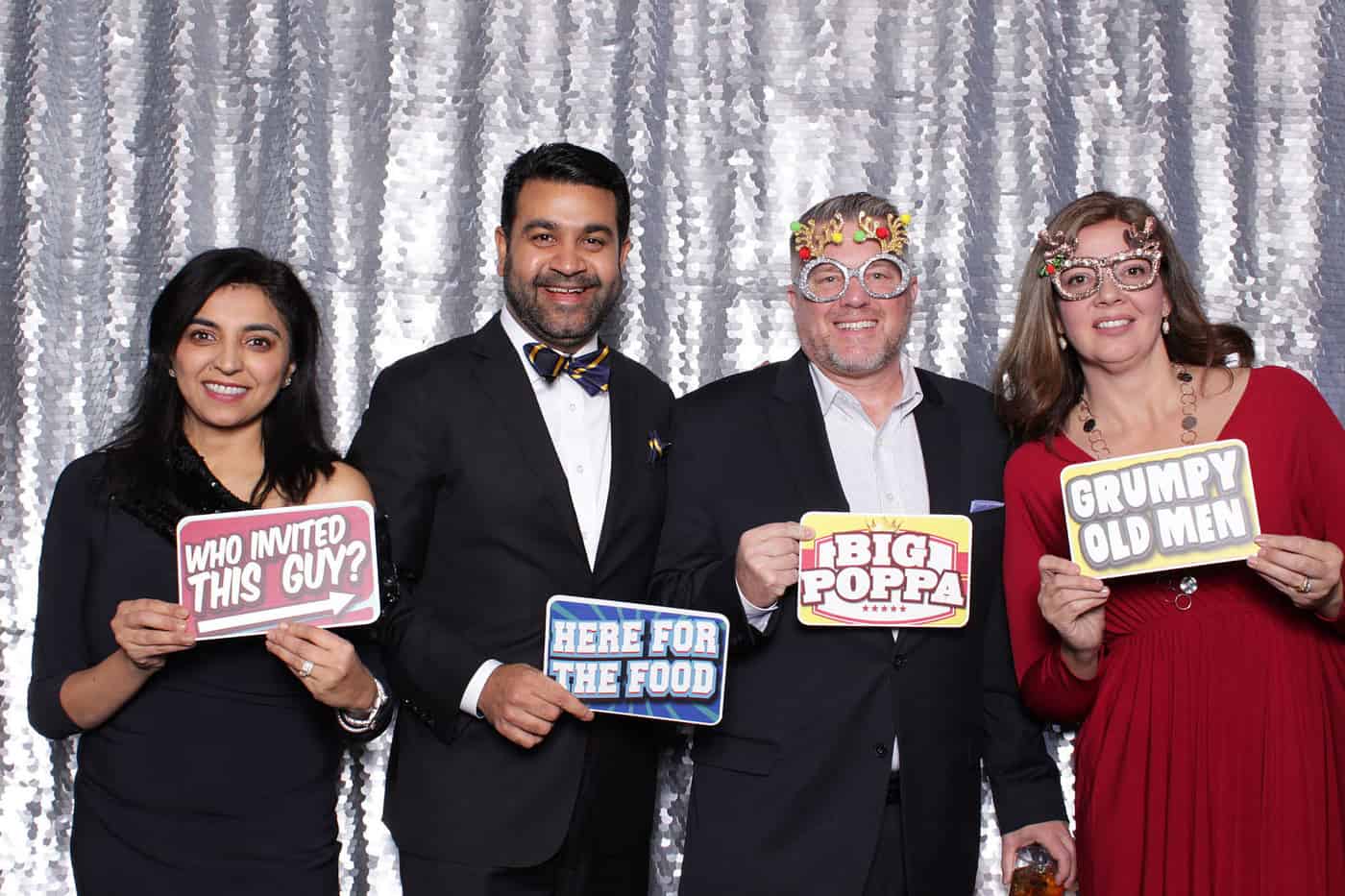 company Christmas party photo booth