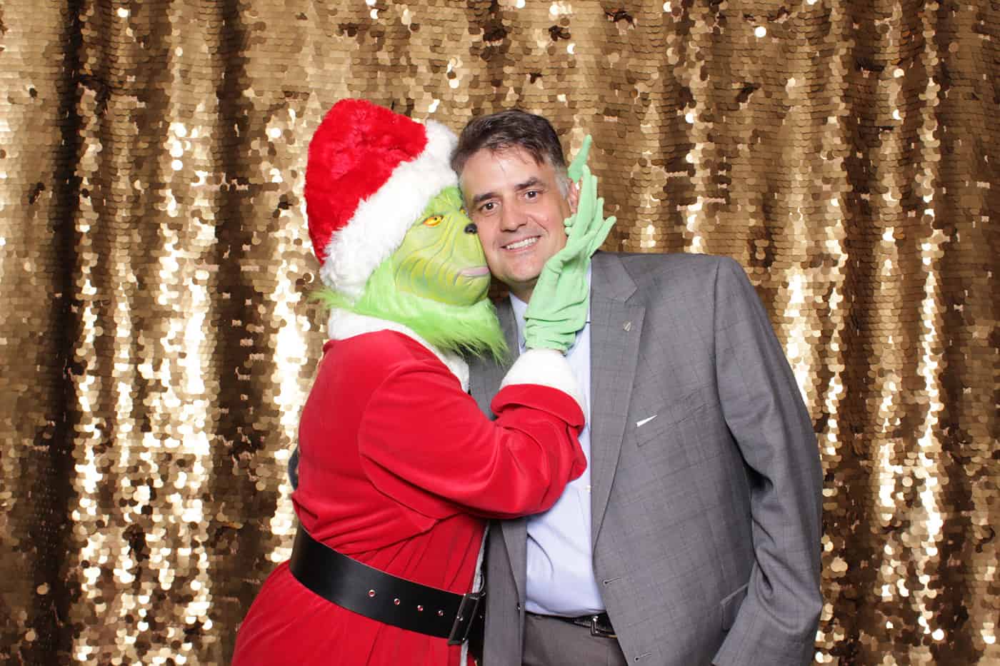 company Christmas party photo booth