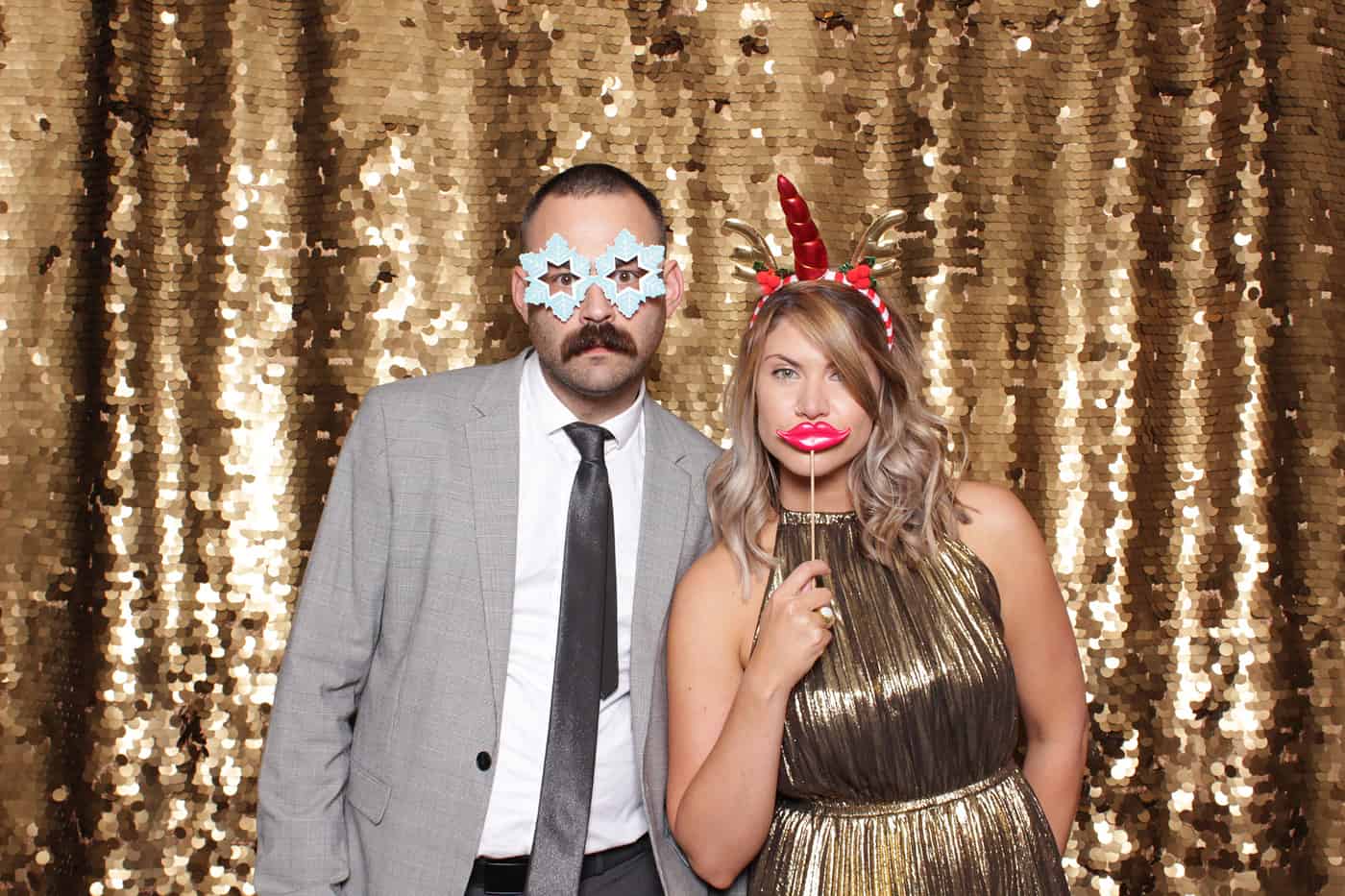 company party photo booth
