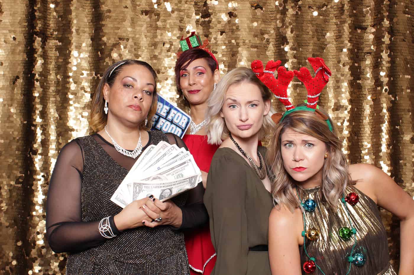 company Christmas party photo booth