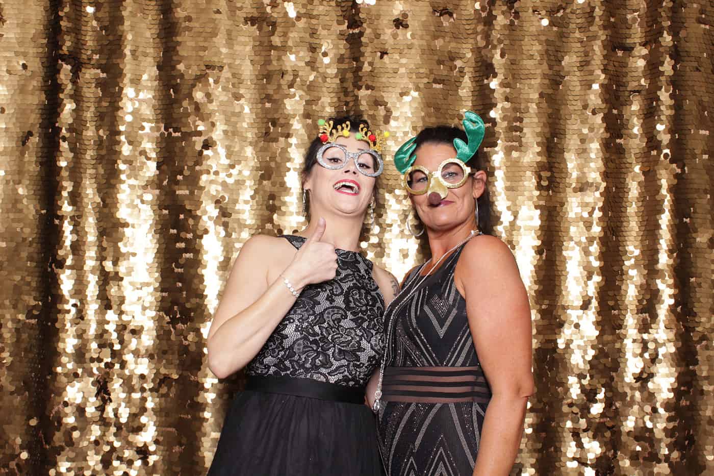 company party photo booth