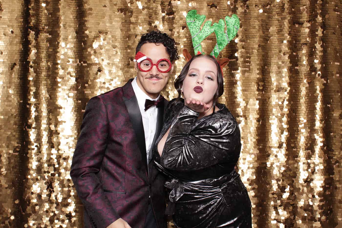 company Christmas party photo booth
