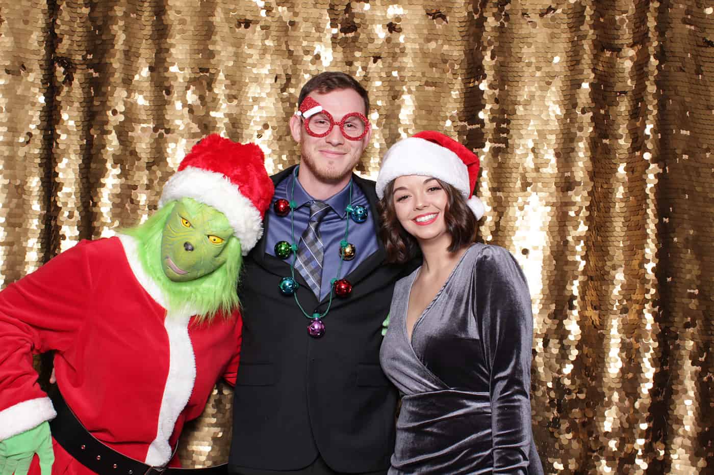 company Christmas party photo booth