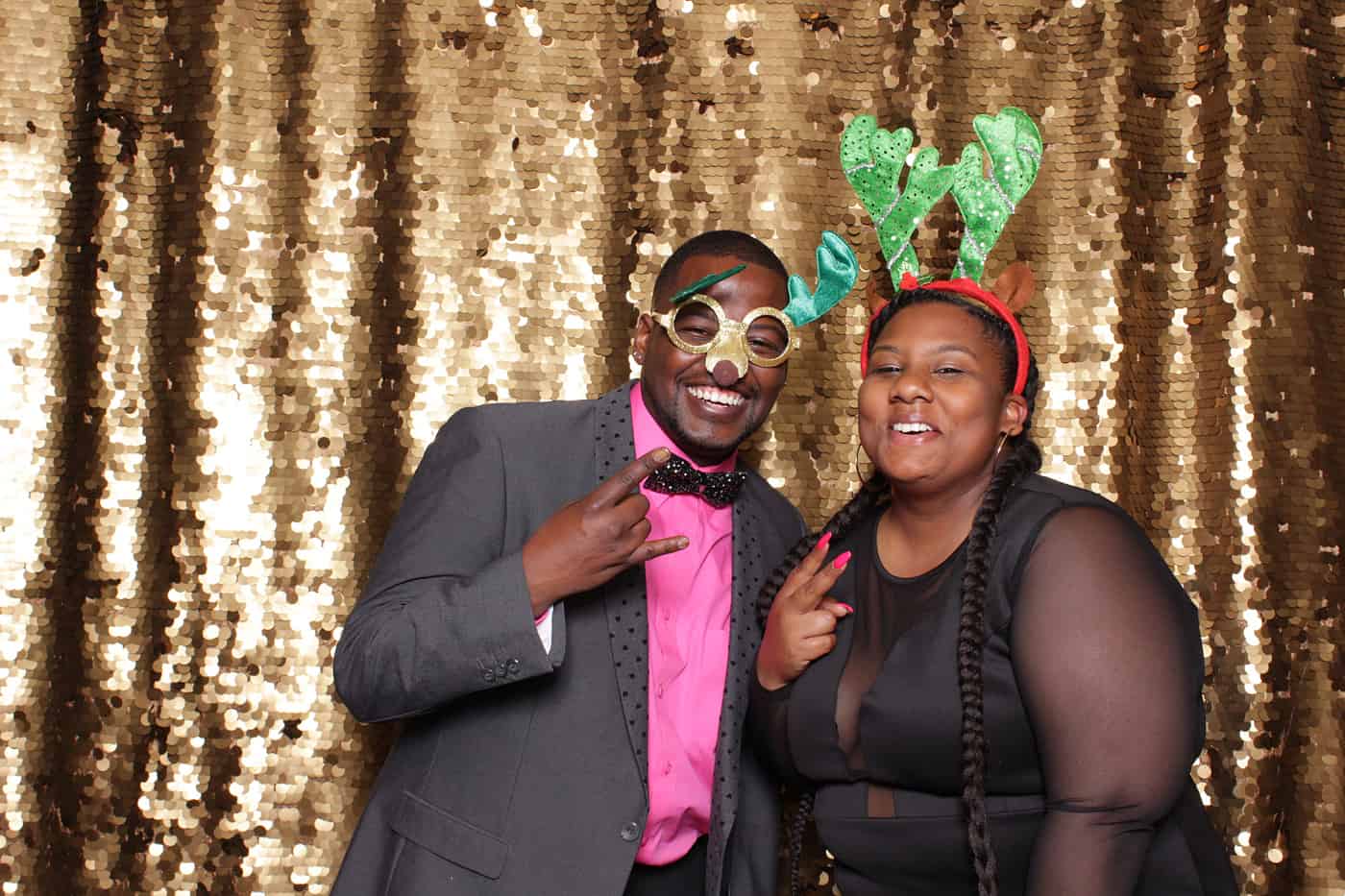 company Christmas party photo booth