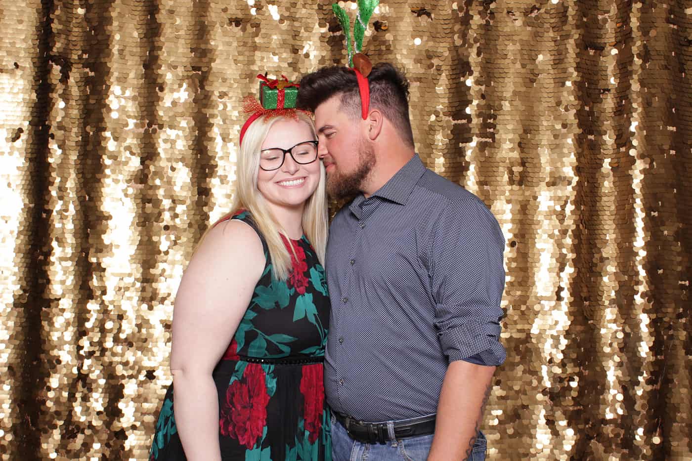 company party photo booth