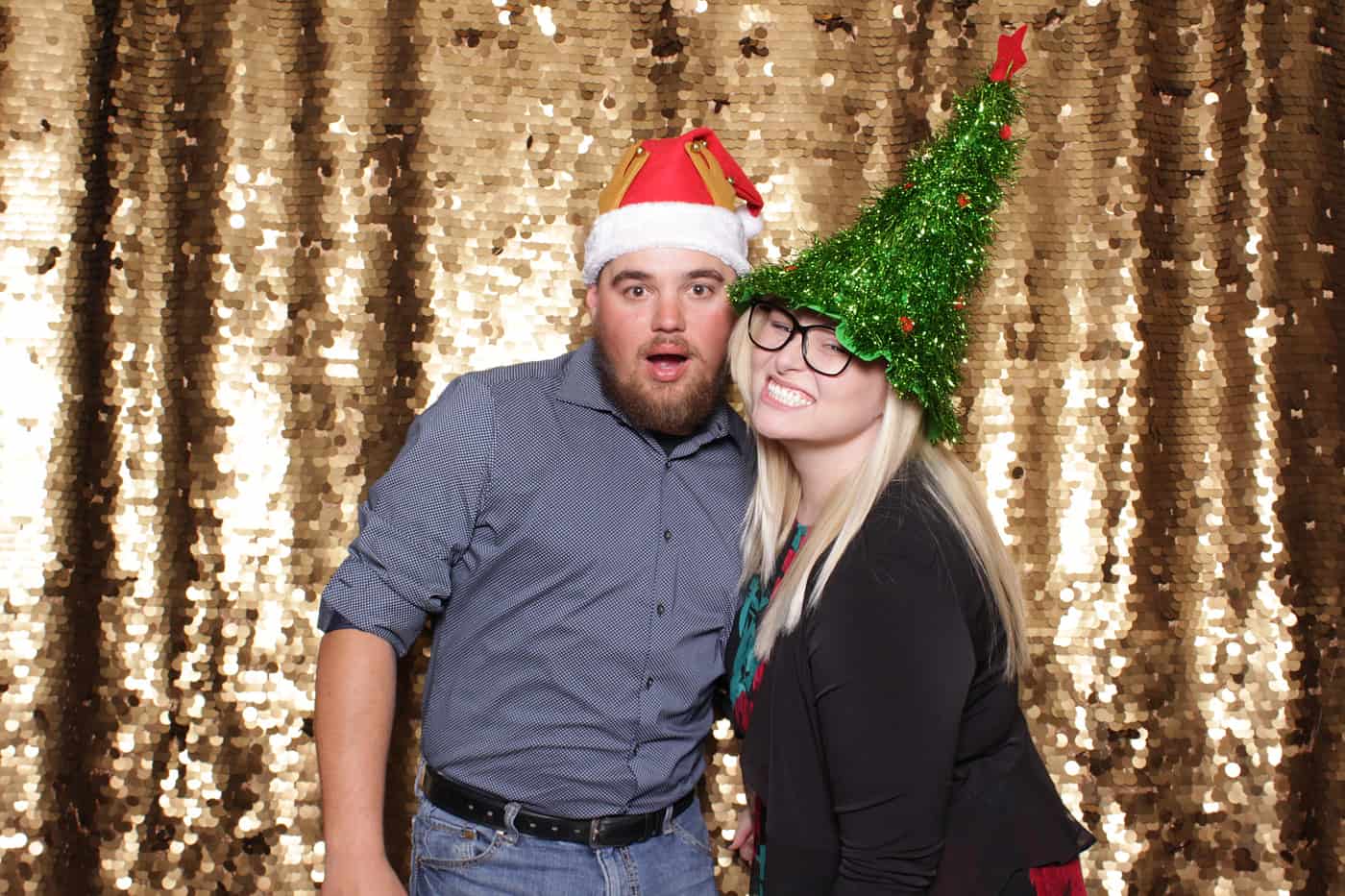 company Christmas party photo booth