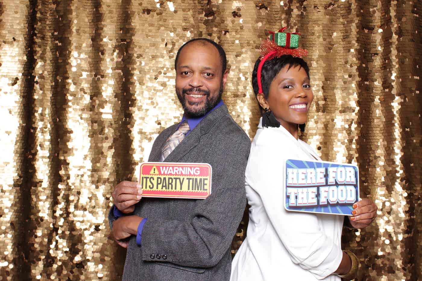 company party photo booth