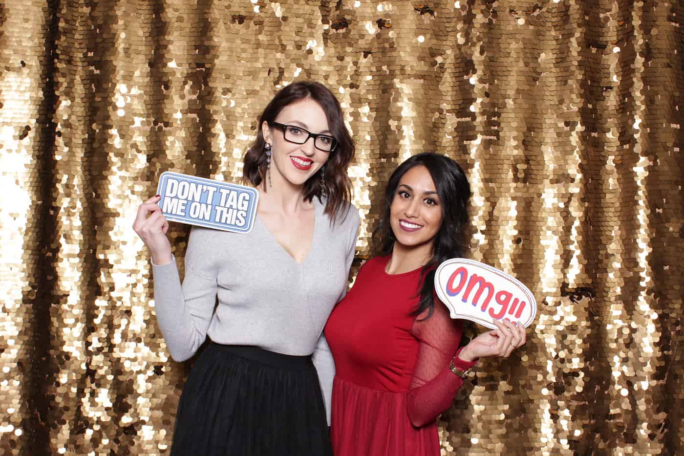company Christmas party photo booth