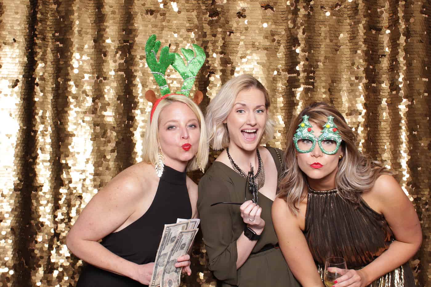 company party photo booth