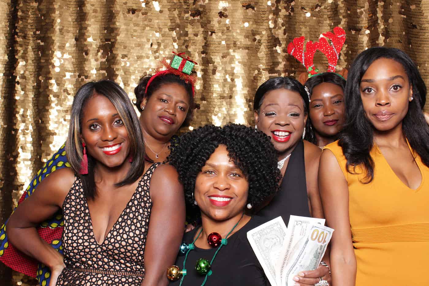 company Christmas party photo booth