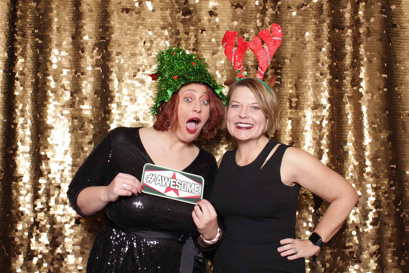 company party photo booth