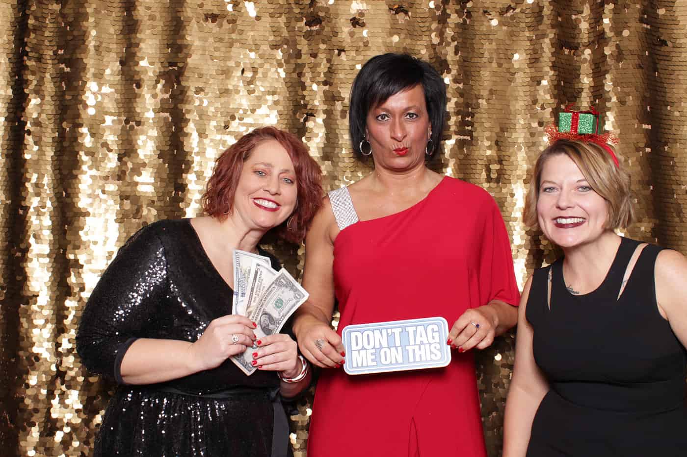 company Christmas party photo booth