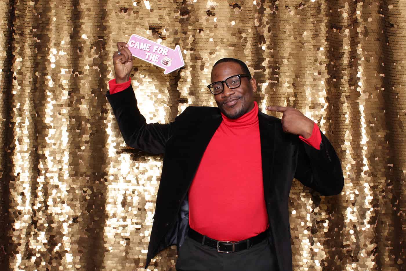 company Christmas party photo booth