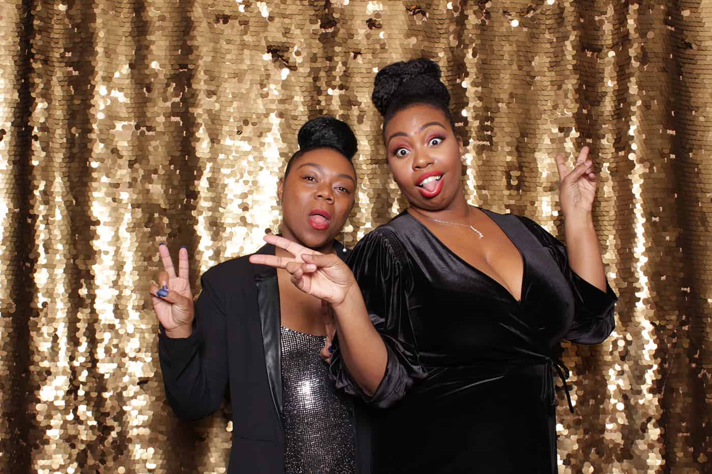 company Christmas party photo booth