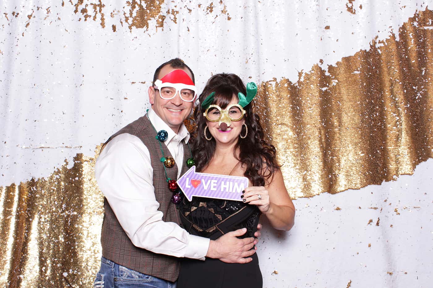 company Christmas party photo booth