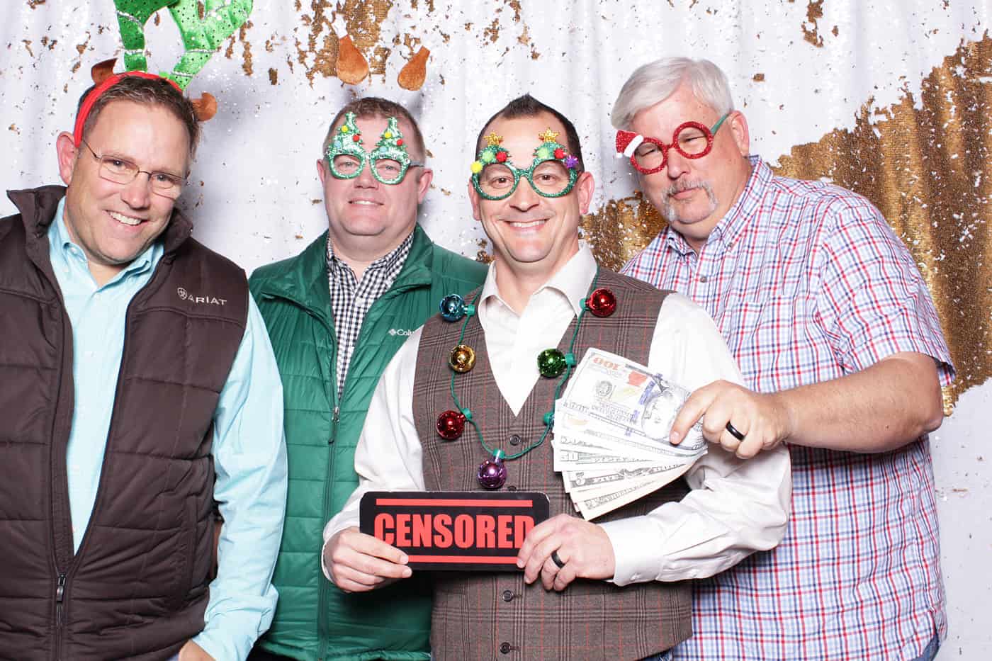 company Christmas party photo booth