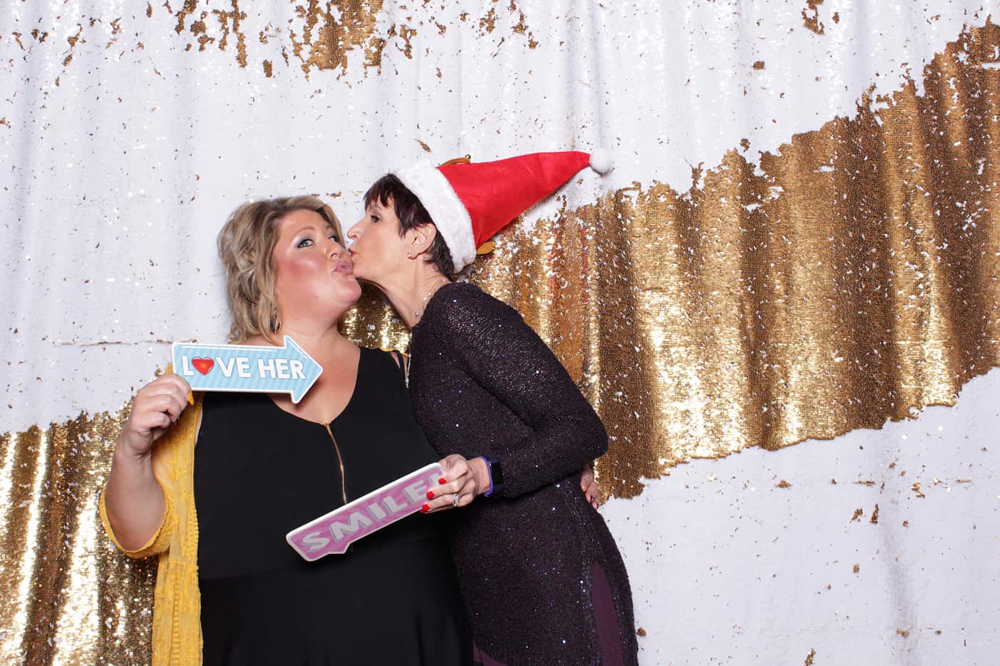 company Christmas party photo booth