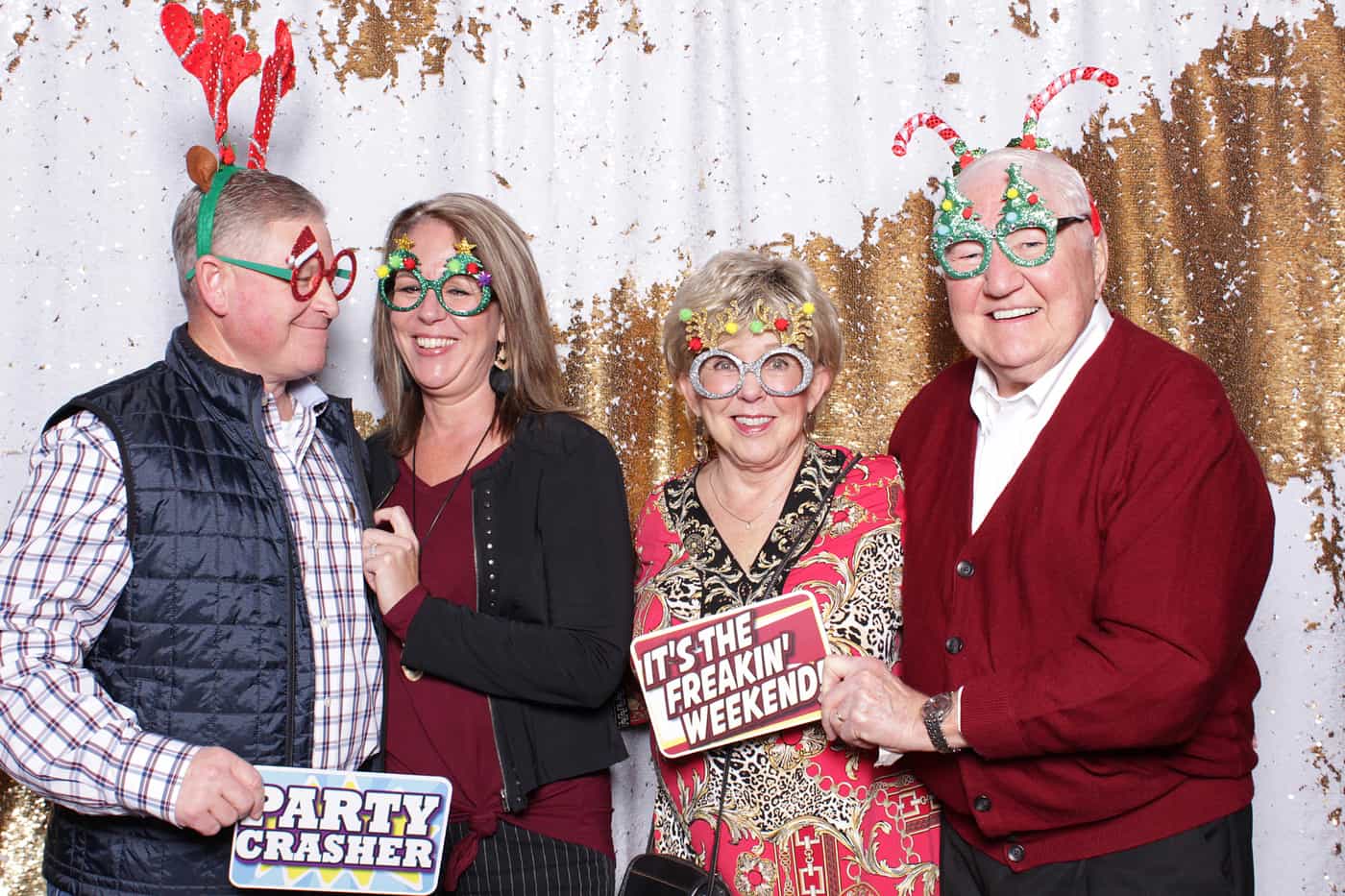 company Christmas party photo booth