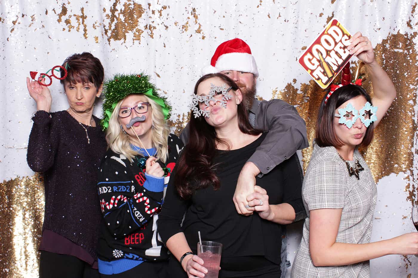 company Christmas party photo booth