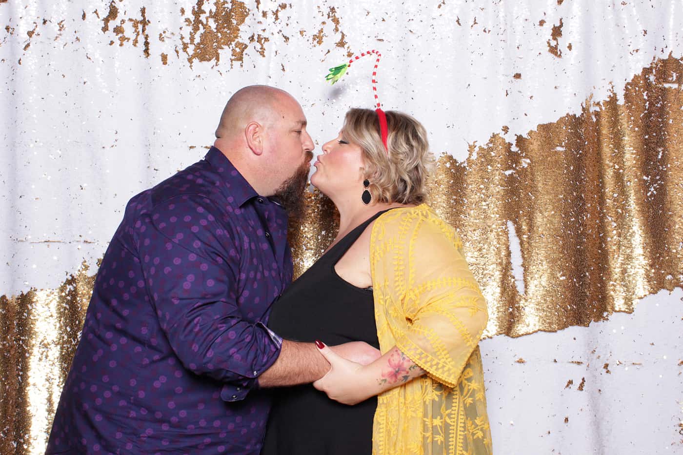 company Christmas party photo booth