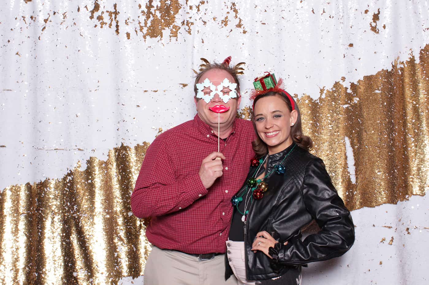 company Christmas party photo booth