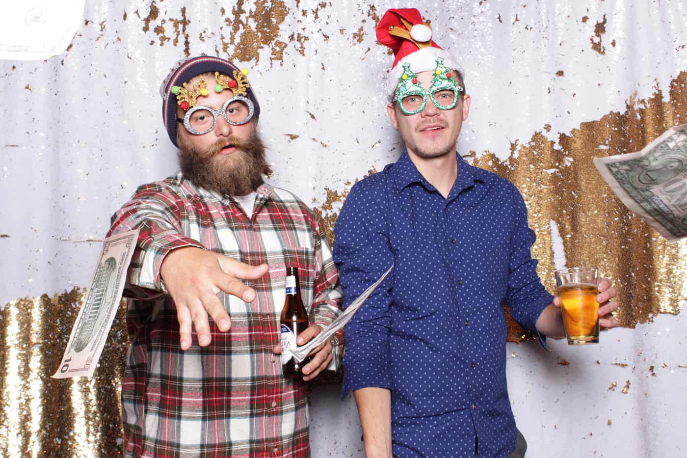 company Christmas party photo booth