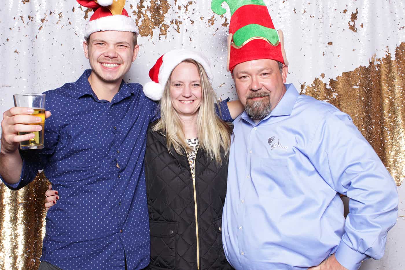 company Christmas party photo booth