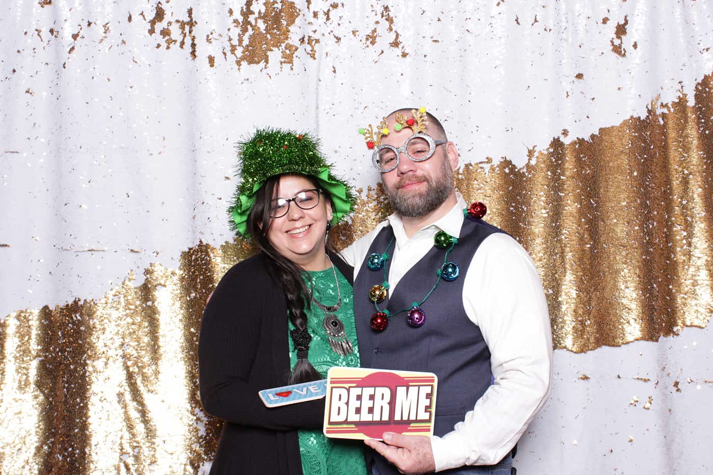 company Christmas party photo booth