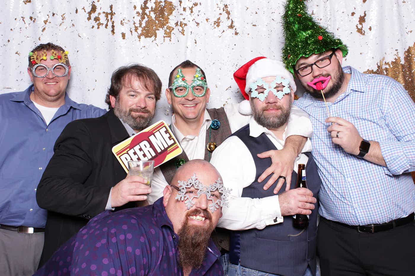 company Christmas party photo booth